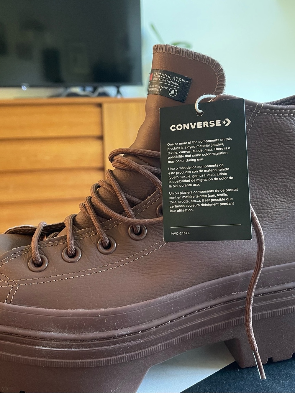 Waterproof platform converse - Picture 2 of 8